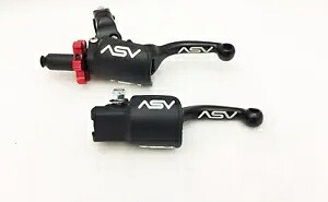 ASV F3 フロント ブレーキ プロ パック クラッチ パーチ レバー ショーティー ブラック KXL 125L 250 300R ASV F3 Front Brake Pro Pack Clutch Perch Levers Shorty Black KXL 125L 250 300R 【並行輸入品】