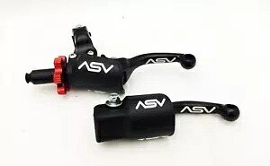 ASV F3 フロント ブレーキ プロ パック クラッチ パーチ レバー ショーティー ブラック TRX 450R 450ER 06+ ASV F3 Front Brake Pro Pack Clutch Perch Levers Shorty Black TRX 450R 450ER 06+ 【並行輸入品】