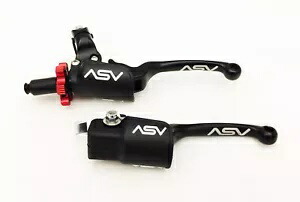ASV F3 フロント ブレーキ プロ パック クラッチ パーチ レバー ブラック ヤマハ ラプター 125 250 ASV F3 Front Brake Pro Pack Clutch Perch Levers Black Yamaha Raptor 125 250 【並行輸入品】