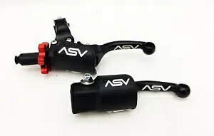 ASV F3 フロント ブレーキ プロ パック クラッチ パーチ レバー ショーティー ブラック ラプター 350 660 すべて ASV F3 Front Brake Pro Pack Clutch Perch Levers Shorty Black Raptor 350 660 All 【並行輸入品】