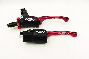 ASV F3 フロント ブレーキ プロ パック クラッチ パーチ レバー レッド ヤマハ ラプター 700 2007+ ASV F3 Front Brake Pro Pack Clutch Perch Levers Red Yamaha Raptor 700 2007+ 【並行輸入品】