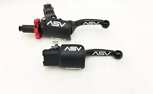 ASV F3 フロント ブレーキ プロ パック クラッチ パーチ レバー ショーティー ブラック CRF 250F XR 250R ASV F3 Front Brake Pro Pack Clutch Perch Levers Shorty Black CRF 250F XR 250R 【並行輸入品】
