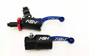 ASV F3 フロント ブレーキ プロ パック クラッチ パーチ レバー ショーティー ブルー TRX 250R ATC 250R ASV F3 Front Brake Pro Pack Clutch Perch Levers Shorty Blue TRX 250R ATC 250R 【並行輸入品】