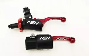 ASV F3 フロント ブレーキ プロ パック クラッチ パーチ レバー ショーティー レッド LTZ 400 LTZ400 Z400 ASV F3 Front Brake Pro Pack Clutch Perch Levers Shorty Red LTZ 400 LTZ400 Z400 【並行輸入品】