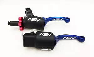 ASV F3 フロント ブレーキ プロ パック クラッチ パーチ レバー ショーティー ブルー バンシー 350 ブラスター ASV F3 Front Brake Pro Pack Clutch Perch Levers Shorty Blue Banshee 350 Blaster 【並行輸入品】