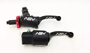 ASV F3 フロント ブレーキ プロ パック クラッチ パーチ レバー ショーティー ブラック ラプター 125 250 すべて ASV F3 Front Brake Pro Pack Clutch Perch Lever Shorty Black Raptor 125 250 All 【並行輸入品】