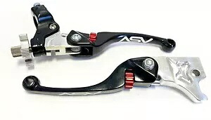 ASV F4 フロント ブレーキ クラッチ パーチ レバー ブラック ペア パック ヤマハ コディアック 450 2003+ ASV F4 Front Brake Clutch Perch Levers Black Pair Pack Yamaha Kodiak 450 2003+ 【並行輸入品】