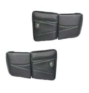 Pro Armor ストック ドア バッグ 膝パッド ストレージ ブラック / ブルー ポラリス RZR 900 1000 Pro Armor Stock Door Bags Knee Pad Storage Black / Blue Polaris RZR 900 1000 【並行輸入品】