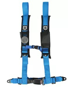 Pro Armor シートベルト ハーネス 4 ポイント 2 インチ ブルー 自動車用ラッチ ホンダ パイオニア タロン Pro Armor Seat Belt Harness 4 Point 2\