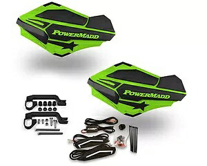 Powermadd センチネル ライト ハンド ガード グリーン ブラック マウント キット KFX 450 400 700 250 Powermadd Sentinel Lights Hand Guards Green Black Mount Kit KFX 450 400 700 250 【並行輸入品】 48,180円
