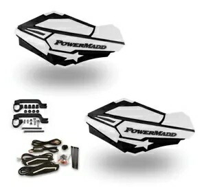 Powermadd センチネル ライト ハンド ガード ホワイト ブラック マウント TRX 400EX 400X 250EX Powermadd Sentinel Lights Hand Guards White Black Mount TRX 400EX 400X 250EX 【並行輸入品】