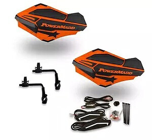 パワーマッド センチネル ハンドガード ガード トライ マウント キット オレンジ ランチャー フォアマン リンコン Powermadd Sentinel Handguards Guards Tri Mount Kit Orange Rancher Foreman Rincon 【並行輸入品】