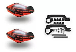 Powermadd Sentinel LED ライト ハンドガード レッド ブラック マウント Can Am DS 450 DS 650 Powermadd Sentinel LED Lights Hand Guards Red Black Mount Can Am DS 450 DS 650 【並行輸入品】