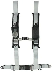 Pro Armor シートベルト ハーネス 4 ポイント 2 インチ シルバー 自動車用ラッチ Yamaha Rhino YXZ Pro Armor Seat Belt Harness 4 Point 2\