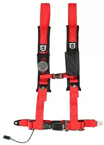 Pro Armor ハーネス 4 ポイント 2 インチ レッド 自動車用ラッチ 運転席側 Polaris RZR XP S Pro Armor Harness 4 Point 2\