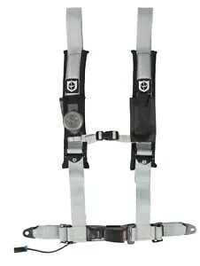 Pro Armor ハーネス 4 ポイント 2 インチ シルバー 自動車用ラッチ 運転席側 Can Am UTV Pro Armor Harness 4 Point 2\