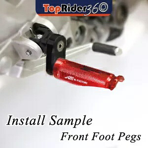 レッドフロントフットペグ 25 ミリメートル下部忍ホンダ CBR1100XX レッドバード 96-07 06 05 RED Front Foot Pegs 25mm Lower Shinobi For Honda CBR1100XX REDbird 96-07 06 05 【並行輸入品】