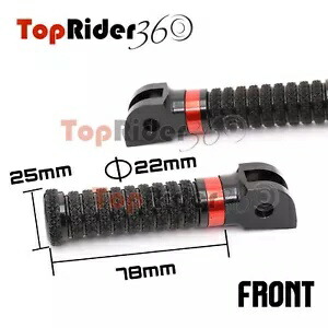 レッド RRING フロントフットペグアプリリア SL1000 ファルコ 99-06 05 04 03 02 01 Red RRING Front Foot Pegs For Aprilia SL1000 Falco 99-06 05 04 03 02 01 【並行輸入品】
