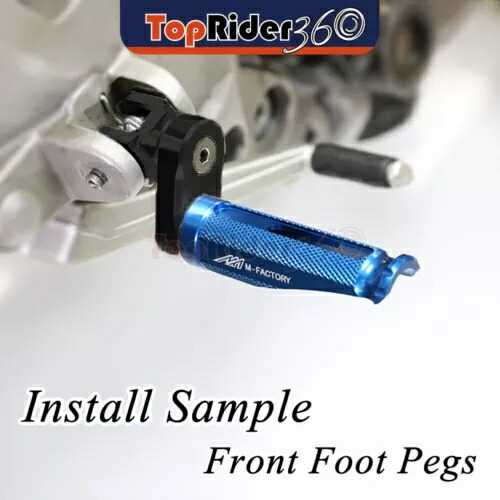 ブルーフロントフットペグ 25 ミリメートル下部忍スズキ GSXR 600 97-00 99 98 BLUE Front Foot Pegs 25mm Lower Shinobi For Suzuki GSXR 600 97-00 99 98 【並行輸入品】
