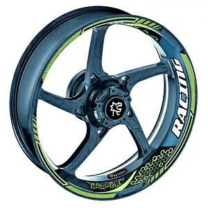 レーシング BP 17 インチリムホイールステッカーデカールヤマハ FZS 1000 01-16 15 14 13 Racing BP 17 inch Rim Wheel Stickers Decals For Yamaha FZS 1000 01-16 15 14 13 【並行輸入品】