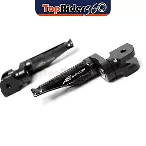 ブラックフロントフットペグ 25 ミリメートル下部忍スズキ GSR 600 06-10 09 08 07 BLACK Front Foot Pegs 25mm Lower Shinobi For Suzuki GSR 600 06-10 09 08 07 【並行輸入品】