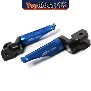 ブルーフロントフットペグ 25 ミリメートル下忍スズキ GSXR 600 04-05 BLUE Front Foot Pegs 25mm Lower Shinobi For Suzuki GSXR 600 04-05 【並行輸入品】