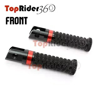 レッド RRING フロントフットペグスズキ GSX-S750 17-21 20 19 18 Red RRING Front Foot Pegs For Suzuki GSX-S750 17-21 20 19 18 【並行輸入品】