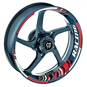 レーシング BP 17 インチリムホイールステッカーデカールアプリリア SHIVER 750 07-15 14 13 Racing BP 17 inch Rim Wheel Stickers Decals For Aprilia SHIVER 750 07-15 14 13 【並行輸入品】