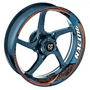 レーシング BP 17 インチリムホイールステッカーデカールドゥカティモンスター 400 97-04 03 02 Racing BP 17 inch Rim Wheel Stickers Decals For Ducati Monster 400 97-04 03 02 【並行輸入品】