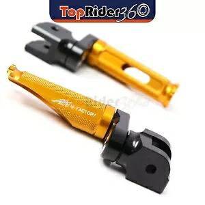 ゴールドフロントフットペグ 25 ミリメートル下部忍ヤマハ XJR 400 R SP 93-08 07 06 05 GOLD Front Foot Pegs 25mm Lower Shinobi For Yamaha XJR 400 R SP 93-08 07 06 05 【並行輸入品】