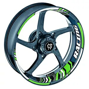 レーシング BP 17 インチリムホイールステッカーデカールスズキ SV 650X 19-20 Racing BP 17 inch Rim Wheel Stickers Decals For Suzuki SV 650X 19-20 【並行輸入品】