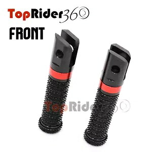 レッド RRING フロントフットペグ スズキ GSF 650 バンディット 05-06用 Red RRING Front Foot Pegs For Suzuki GSF 650 Bandit 05-06 【並行輸入品】