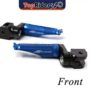 ブルー フロント フットペグ 25mm 下部忍 ハーレーダビッドソン ソフテイル スリム 18-19用 BLUE Front Foot Pegs 25mm Lower Shinobi For Harley Davidson SOFTAIL SLIM 18-19 【並行輸入品】
