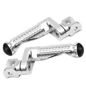 シルバー フロント フットペグ MPRO 25mm エクステンション Buell S3 サンダーボルト 通年用 Silver Front Foot Pegs MPRO 25mm Extension For Buell S3 Thunderbolt All Year 【並行輸入品】