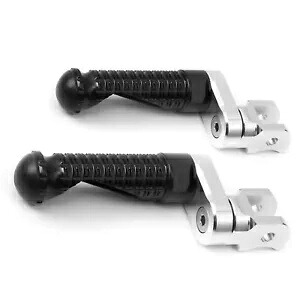 ブラックフロントフットペグ MPRO 25mm エクステンション BMW R nineT Urban G/S 17 18用 Black Front Foot Pegs MPRO 25mm Extension For BMW R nineT Urban G/S 17 18 【並行輸入品】