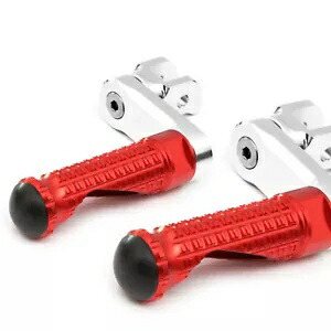 スピード トリプル T509 97 98 用レッド フロント フットペグ MPRO 40mm エクステンション Red Front Foot Pegs MPRO 40mm Extension For Speed Triple T509 97 98 【並行輸入品】