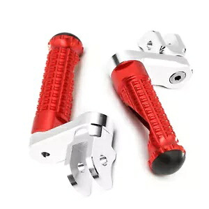 レッドフロントフットペグ MPRO 40 ミリメートル延長ホンダ CB650R 19 20 21 22 Red Front Foot Pegs MPRO 40mm Extension For Honda CB650R 19 20 21 22 【並行輸入品】