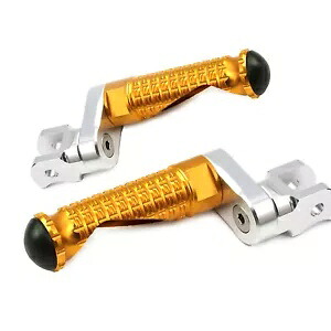 ゴールド フロント フットペグ MPRO 25mm エクステンション BMW S1000R Nake 15 16 17用 Gold Front Foot Pegs MPRO 25mm Extension For BMW S1000R Nake 15 16 17 【並行輸入品】