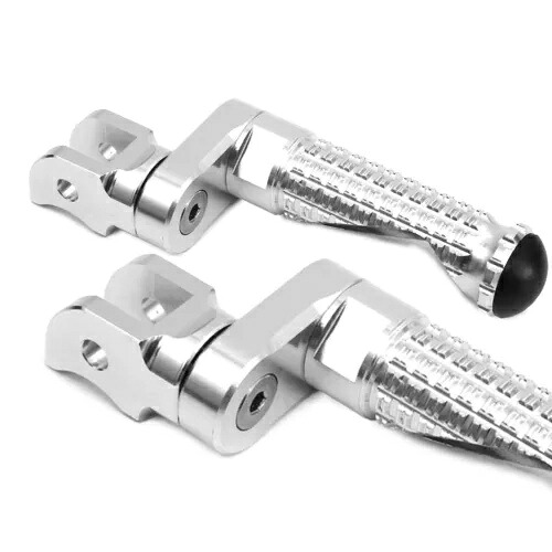 シルバーフロントフットペグ MPRO 25 ミリメートル延長タイガー 800 XR/XRX/XRT 15 16 17 18 Silver Front Foot Pegs MPRO 25mm Extension For Tiger 800 XR/XRX/XRT 15 16 17 18 【並行輸入品】