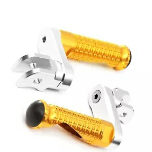 ゴールド フロント フットペグ MPRO 40mm エクステンション トライアンフ ストリート スクランブラー 17 18用 Gold Front Foot Pegs MPRO 40mm Extension For Triumph STREET SCRAMBLER 17 18 【並行輸入品】