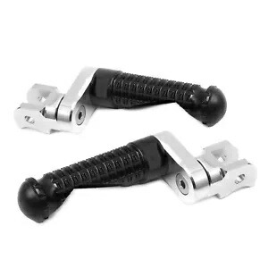 ブラック フロント フットペグ MPRO 25mm エクステンション スピード トリプル 1050 R 11-16 17 18用 Black Front Foot Pegs MPRO 25mm Extension For Speed Triple 1050 R 11-16 17 18 【並行輸入品】