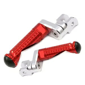 レッド フロント フットペグ MPRO 25mm エクステンション ドラッグスター 800 RR RC 15-17 18 19用 Red Front Foot Pegs MPRO 25mm Extension For Dragster 800 RR RC 15-17 18 19 【並行輸入品】