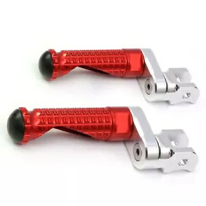 レッドフロントフットペグ MPRO 25 ミリメートル延長ホンダ CBR650F 14 15 16 17 18 Red Front Foot Pegs MPRO 25mm Extension For Honda CBR650F 14 15 16 17 18 【並行輸入品】