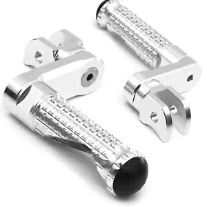 シルバー フロント フットペグ MPRO 40mm エクステンション GSF 650 S バンディット 07-15 16 17用 Silver Front Foot Pegs MPRO 40mm Extension For GSF 650 S Bandit 07-15 16 17 【並行輸入品】