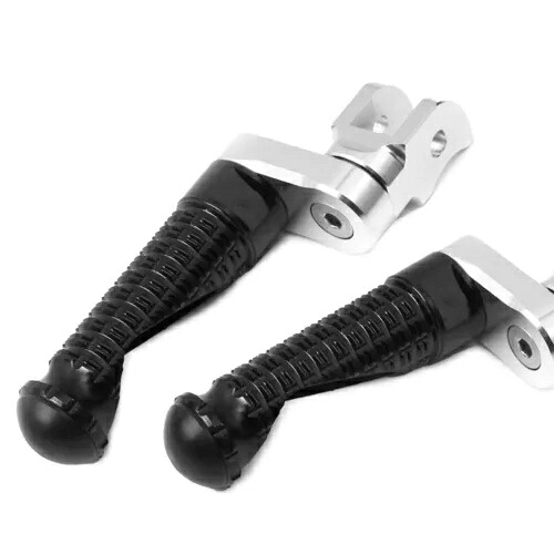 ブラックフロントフットペグ MPRO 25 ミリメートル延長スズキ GSX-S750 17-19 20 21 22 Black Front Foot Pegs MPRO 25mm Extension For Suzuki GSX-S750 17-19 20 21 22 【並行輸入品】