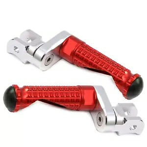 レッドフロントフットペグ MPRO 25mm エクステンション XJ6 流用 F 10-13 14 15 16 Red Front Foot Pegs MPRO 25mm Extension For XJ6 Diversion F 10-13 14 15 16 【並行輸入品】
