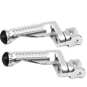 シルバー フロント フットペグ MPRO 25mm エクステンション MV Agusta Stradale 800 15用 Silver Front Foot Pegs MPRO 25mm Extension For MV Agusta Stradale 800 15 【並行輸入品】