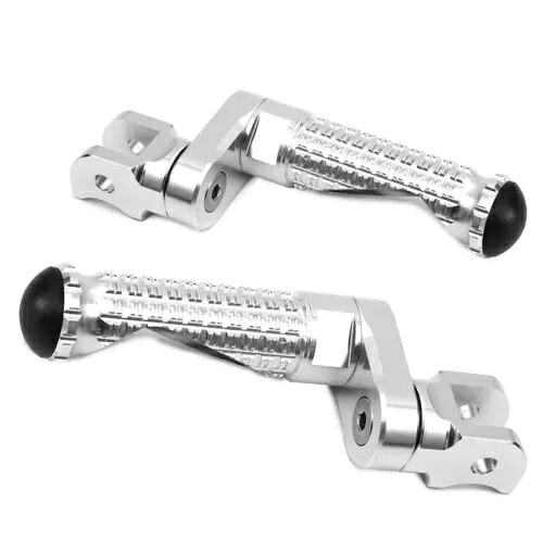 シルバーフロントフットペグ MPRO 25 ミリメートル延長ヤマハ YZF R3 15 16 17 18 Silver Front Foot Pegs MPRO 25mm Extension For Yamaha YZF R3 15 16 17 18 【並行輸入品】
