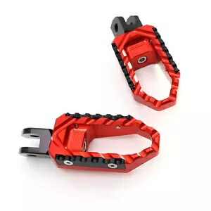 レッドツアーフロントライダーフットペグ BMW R nineT 14 15 16 17 18用 Red TOUR Front Rider Foot Pegs For BMW R nineT 14 15 16 17 18 【並行輸入品】
