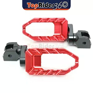 赤 25 ミリメートル拡張 BUZZ フロントフットペグトライアンフタイガー 800 XR/XRX/XRT 15-18 17 RED 25mm Extended BUZZ Front Foot Pegs For Triumph Tiger 800 XR/XRX/XRT 15-18 17 【並行輸入品】